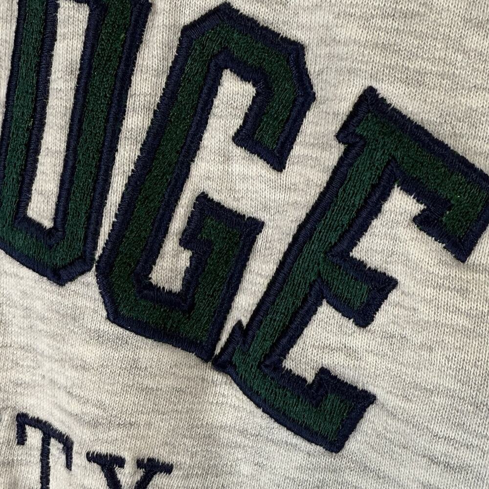 VTG University Cambridge Ringer Sweatshirt Crew RARE Academia SIZE SMALL 80s 90s - Picture 3 of 15